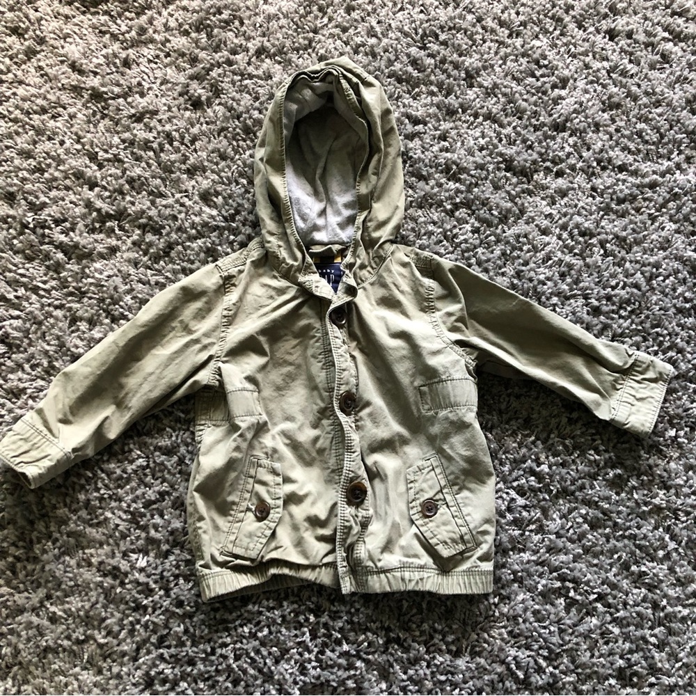 Baby Gap 18-24 Month Olive Green Utility Jacket
